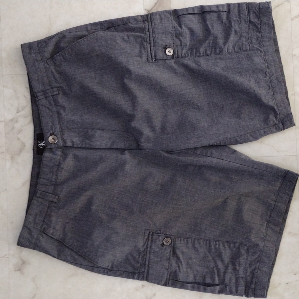 Calvin Klein shorts.